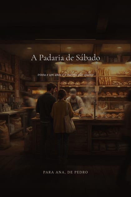 Capa do livro A Padaria de Sábado